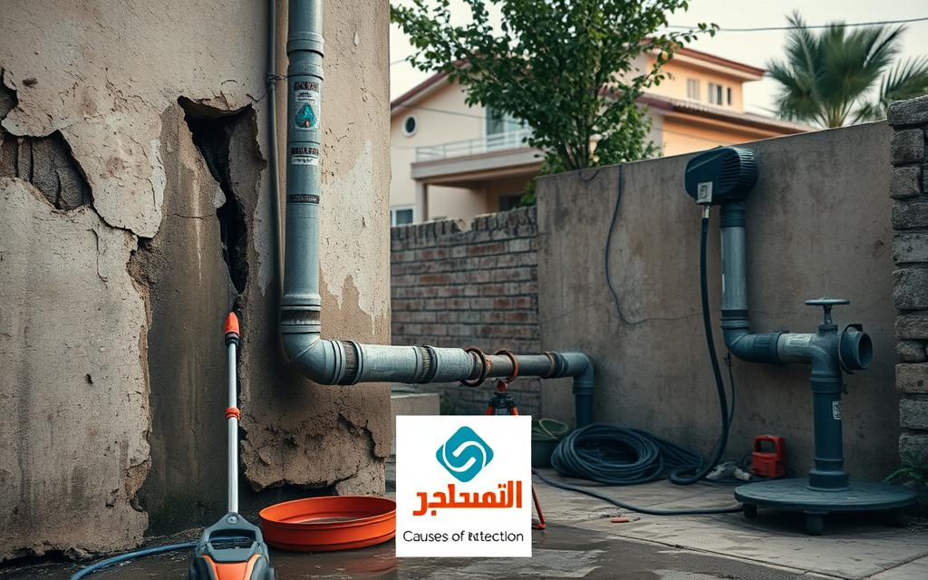 كشف خرير المياه حي النخيل