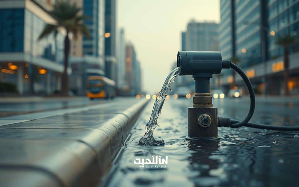 كشف تسربات المياه