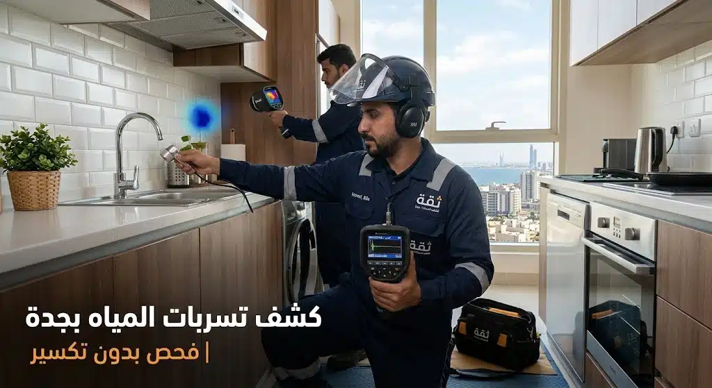 شركة كشف تسربات المياه بجدة — فحص إلكتروني بدون تكسير بأجهزة متخصصة